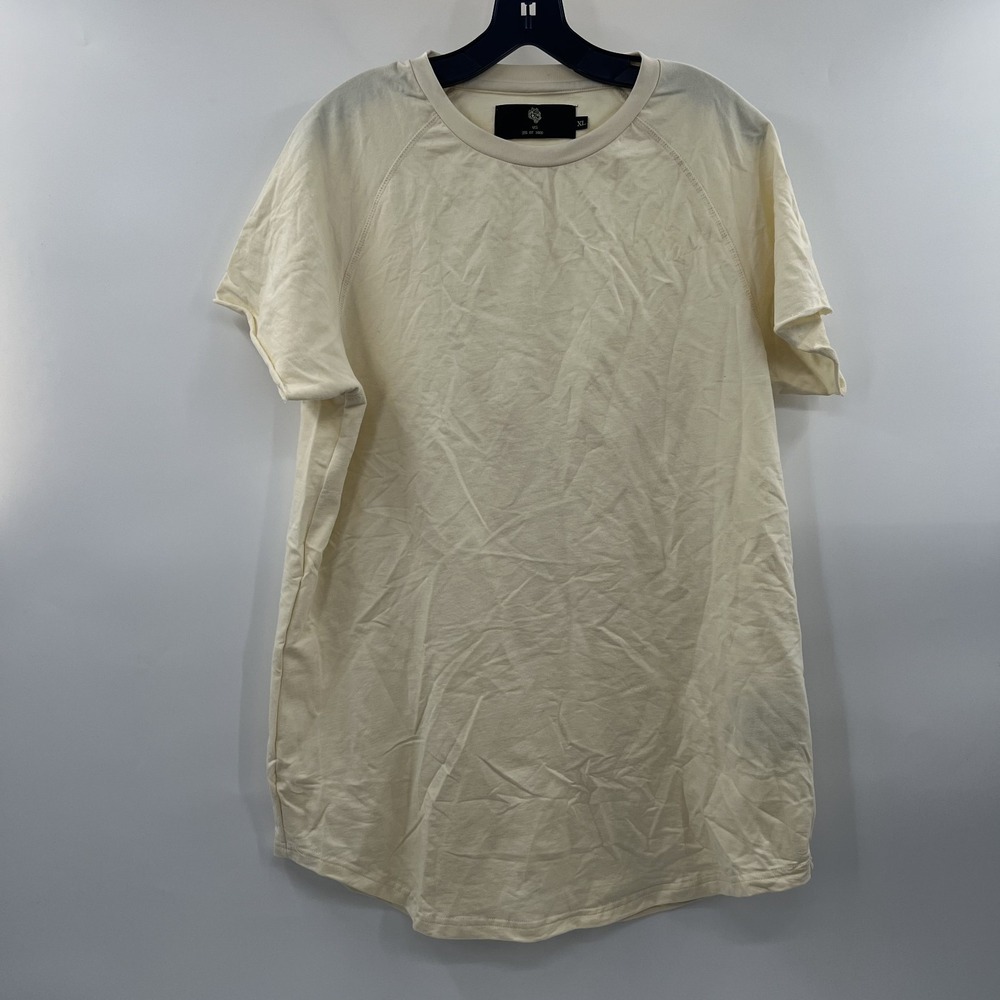 Darc Sport Solid T Shirt Mens XL Cream White Lifting Civil Regime Gym Running SS